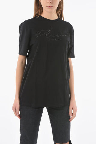T-shirt CRYSTAL SIGNATURE with Rhinestoned Logo