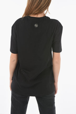 T-shirt CRYSTAL SIGNATURE with Rhinestoned Logo