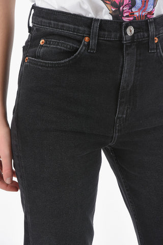 Jeans a Gamba diritta con Dettaglio Cut-out al Ginocchio