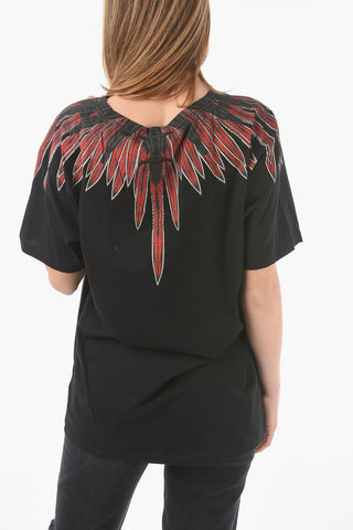 Short Sleeved Crewneck ANGELITA Printed T-shirt
