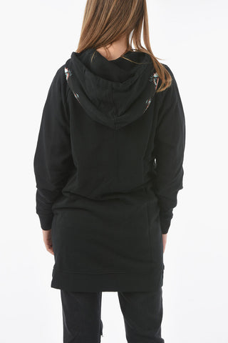 Printed CLARA Zipped Hoodie