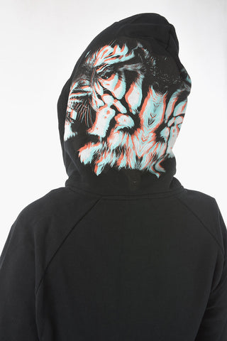 Printed CLARA Zipped Hoodie