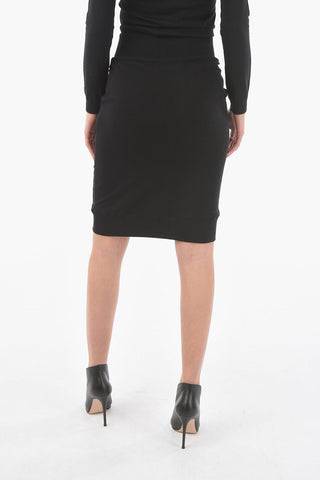 Embroidered Logo Sweat Skirt