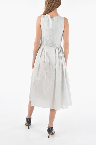 A-Line dress with lace and V-neck