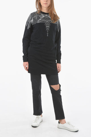 Printed MERCEDES Crewneck Sweatshirt