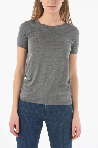 T-Shirt Girocollo a Tinta Unita