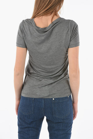Solid Color Crew-Neck T-Shirt