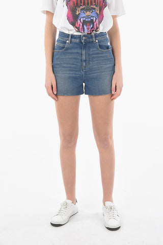 High Waisted Denim Shorts