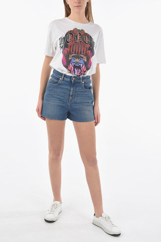 High Waisted Denim Shorts