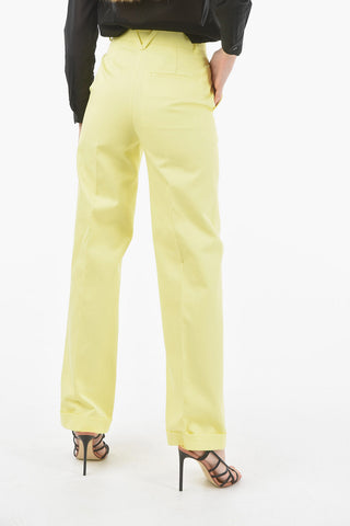 Cargo Cotton Trousers with Pleats
