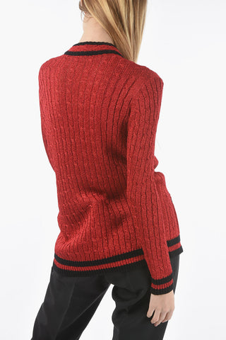 2 Pocket Lurex Cardigan