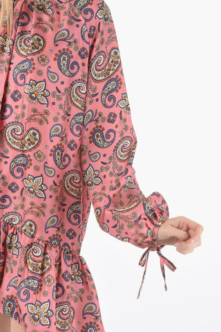 Tunica ALYSSA in Seta Stampa Paisley