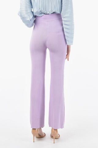 Ribbed High Waist SOLAIMA Boot Cut Pants