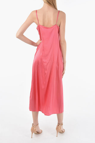 Solid Color Silk ABBY Maxi Slip Dress