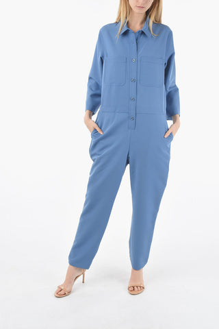 Tech Fabric KISS Utility-Style Jumpsuit