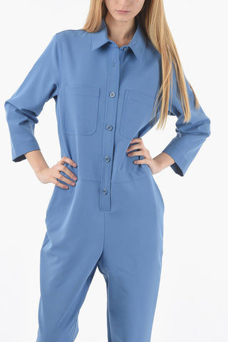 Tech Fabric KISS Utility-Style Jumpsuit