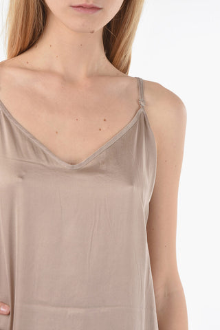 Solid Color Silk ABBY Maxi Slip Dress