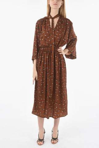 All Over Printed AMBRA Maxi Dress