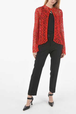Guipure Viscose-blend 4G-monogram Jacket