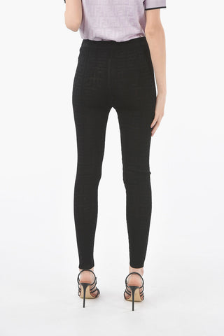 4G-Monogram Jacquard Leggings