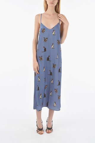 Printed ABBY Slip Dress