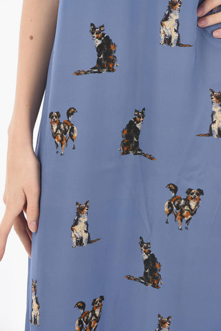 Printed ABBY Slip Dress