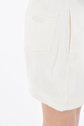 Pleated High Waisted Shorts