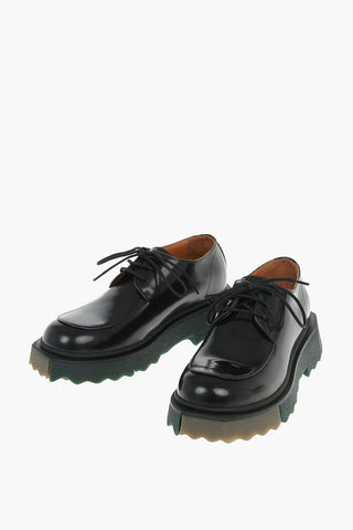 Leather SPONGE SOLE Derby Shoes