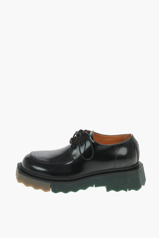 Leather SPONGE SOLE Derby Shoes