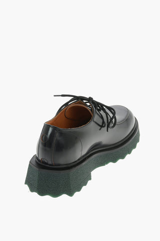 Leather SPONGE SOLE Derby Shoes