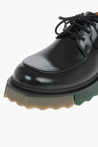Leather SPONGE SOLE Derby Shoes