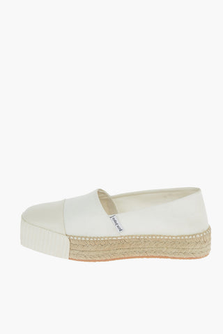 Espadrillas in Canvas con Punta in Gomma