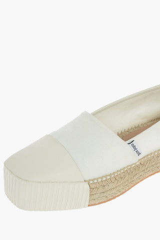 Espadrillas in Canvas con Punta in Gomma