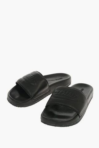 CTNMB Sliders in Pelle Goffrata