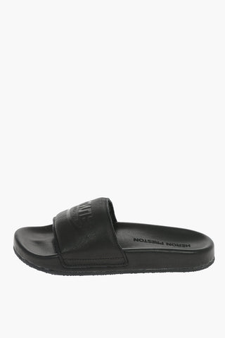 CTNMB Sliders in Pelle Goffrata