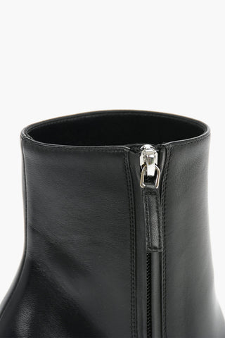 Leather HEXNUT Ankle Booties 10cm