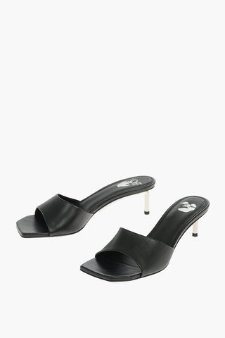 Mules SPONGE in Pelle 5cm