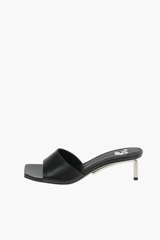 Mules SPONGE in Pelle 5cm