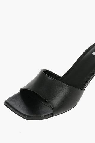 Mules SPONGE in Pelle 5cm