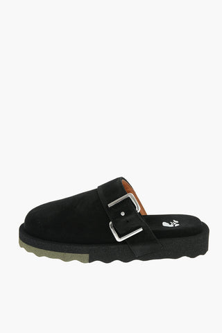 Mules SPONGE in Suede con Fibbia