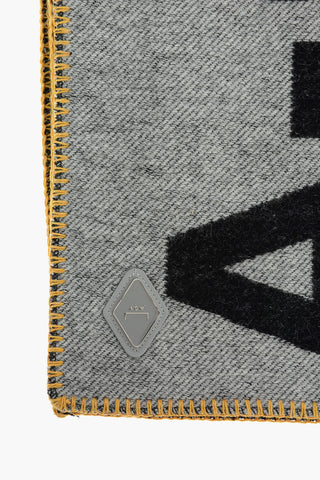Sciarpa in Misto Lana con Logo in Lettering