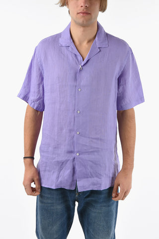 Camicia BAKER in Lino a Manica Corta