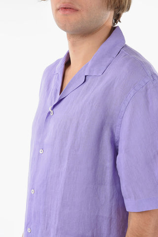 Camicia BAKER in Lino a Manica Corta