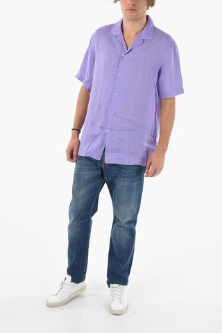 Camicia BAKER in Lino a Manica Corta
