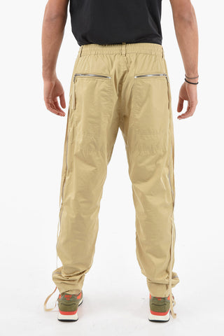 Pantaloni Cargo Tapered Fit con Dettaglio Fasce