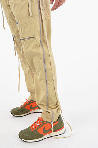 Pantaloni Cargo Tapered Fit con Dettaglio Fasce