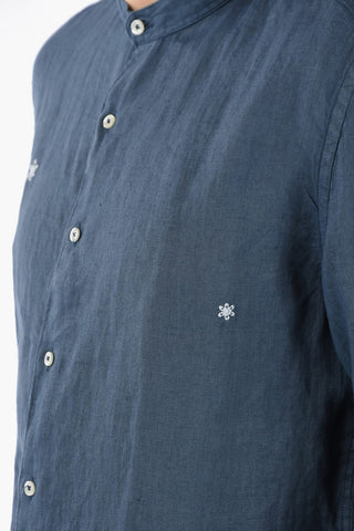 flax mandarin collar BRENT shirt