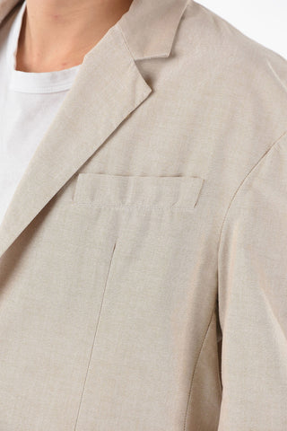 Unlined SUPER RELAX Blazer with Flap Pocket