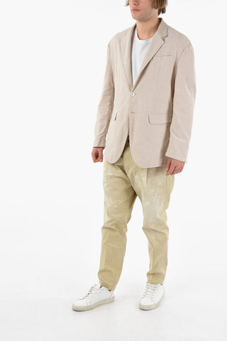 Unlined SUPER RELAX Blazer with Flap Pocket