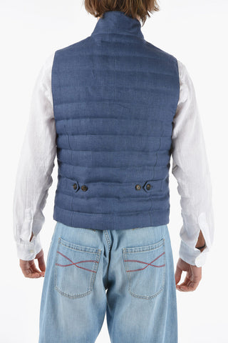 Linen Quilted Vest